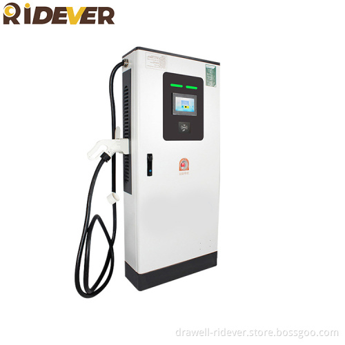 Ridever New Energy 60KW Single Gun Intelligent Charging Pile DC Charging Pile for Auto Fast Charging Station Construction